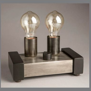 Custom Made Aluminum "Radio" Lamp