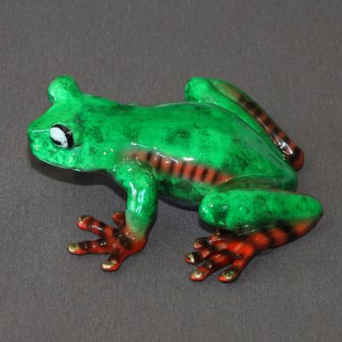 Custom Made Newly Discovered "Tiger Frog" Replica In Bronze Limited Edition Signed Numbered