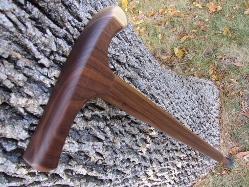 Custom Made Walking Cane/ Walking Stick - Black Walnut (Square Shaft)