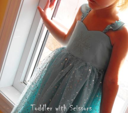 Custom Made Elsa-Inspired Playdate Princess Dress
