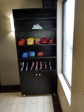 Custom Made Hotel Front Desk Snack Cabinet