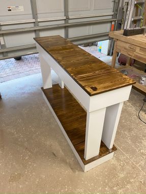 Custom Made Console Table, Entryway Table, Reclaimed Wood Side Table, Side Sofa Table