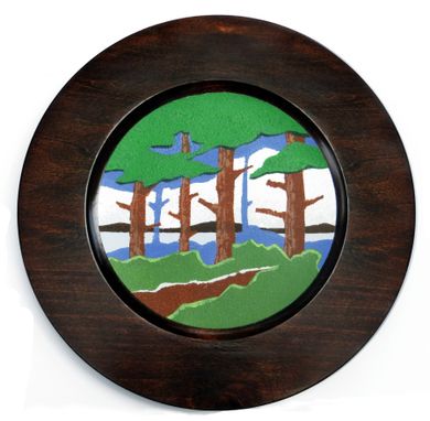 Custom Made Decorative Plate, Arts And Crafts / Mission Style