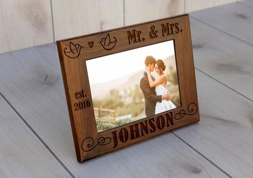 Custom Made Custom Engraved Picture Frames -- Pf-Wal-Johnson