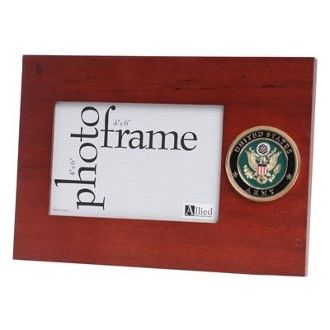 Custom Made U.S. Army Medallion Desktop Picture Frame