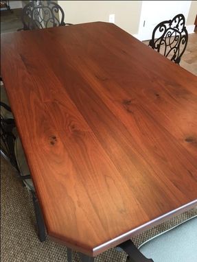 Custom Made Black Walnut Wood Top