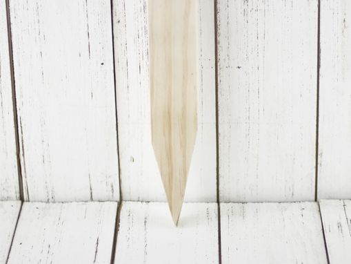 Custom Made Wooden Stake For Our Custom Metal Garden Sign