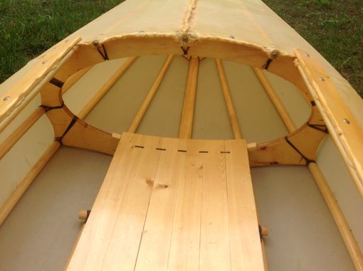Custom Made Skin On Frame Wood Kayak With Polyester Skin.
