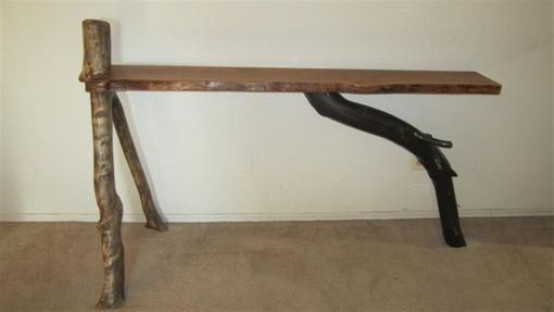 Custom Made Reclaimed Wood Console Table