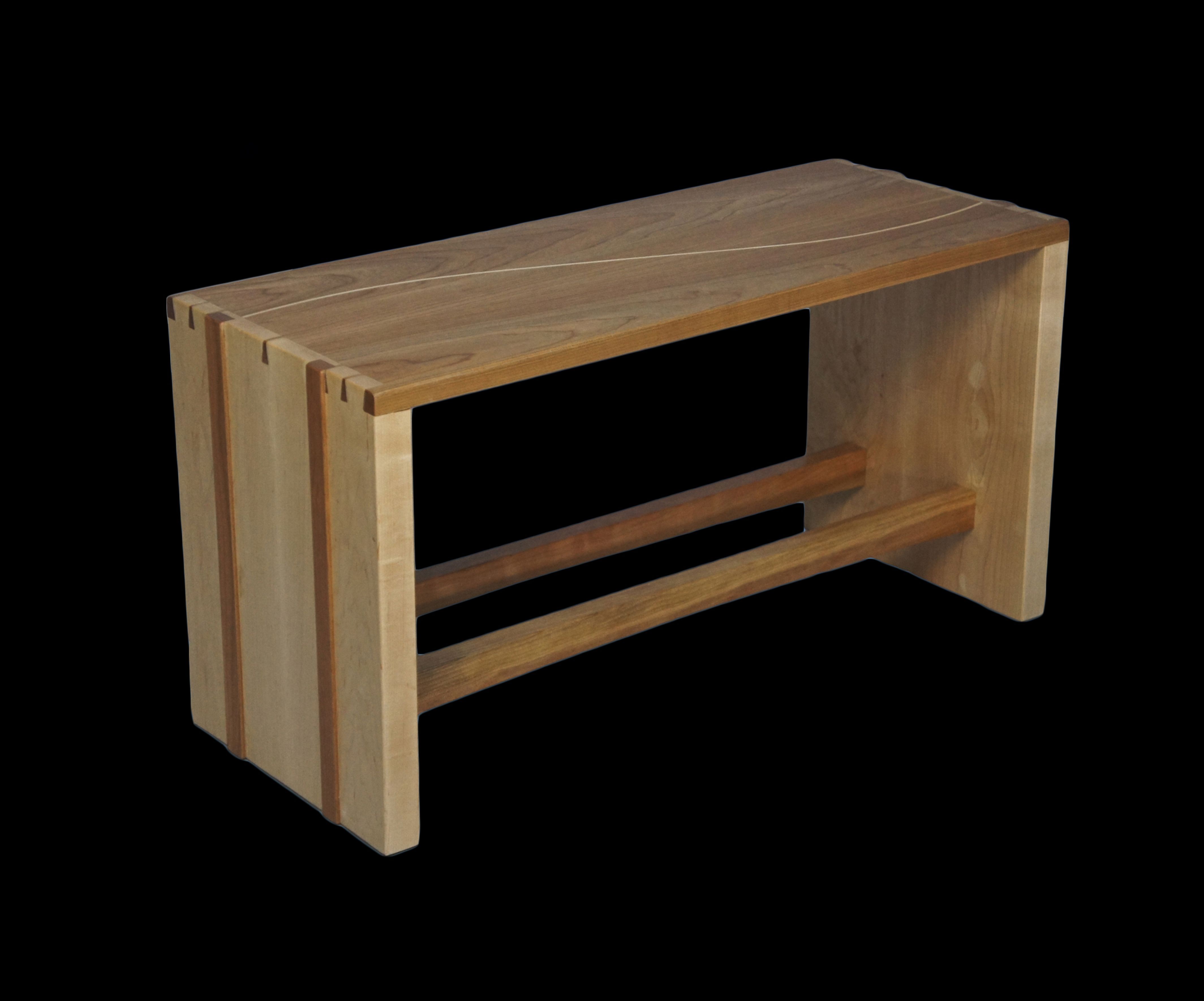 Buy Custom Made Entryway Bench, made to order from Alan's Fine