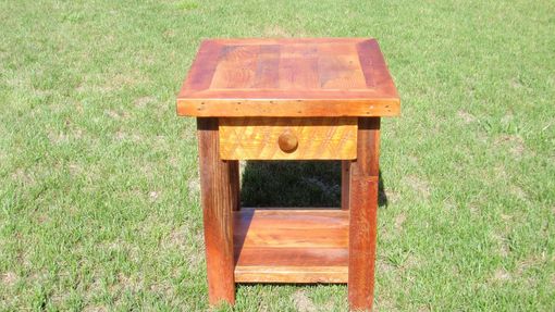Custom Made Rustic Barn Wood Night Stands - End Tables