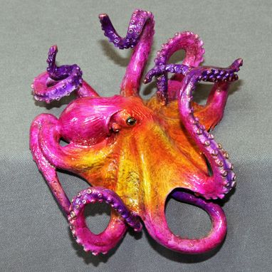Custom Made Bronze Octopus "Olympus Octopus" Figurine Statue Sculpture Aquatic Limited Edition Signed Numbered