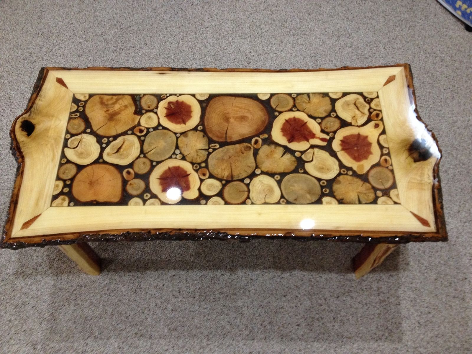 Log on sale coffee table