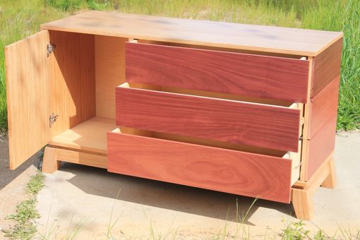 Custom Made Rosewood And Bamboo Dresser