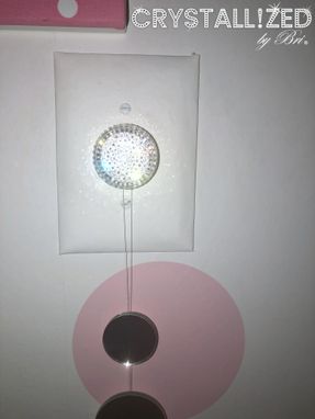 Custom Made Crystallized Light Dimmer Switch Knob Bling Home Decor European Crystals Bedazzled