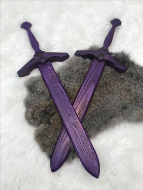 Custom Made Oak Play Sword - Medium