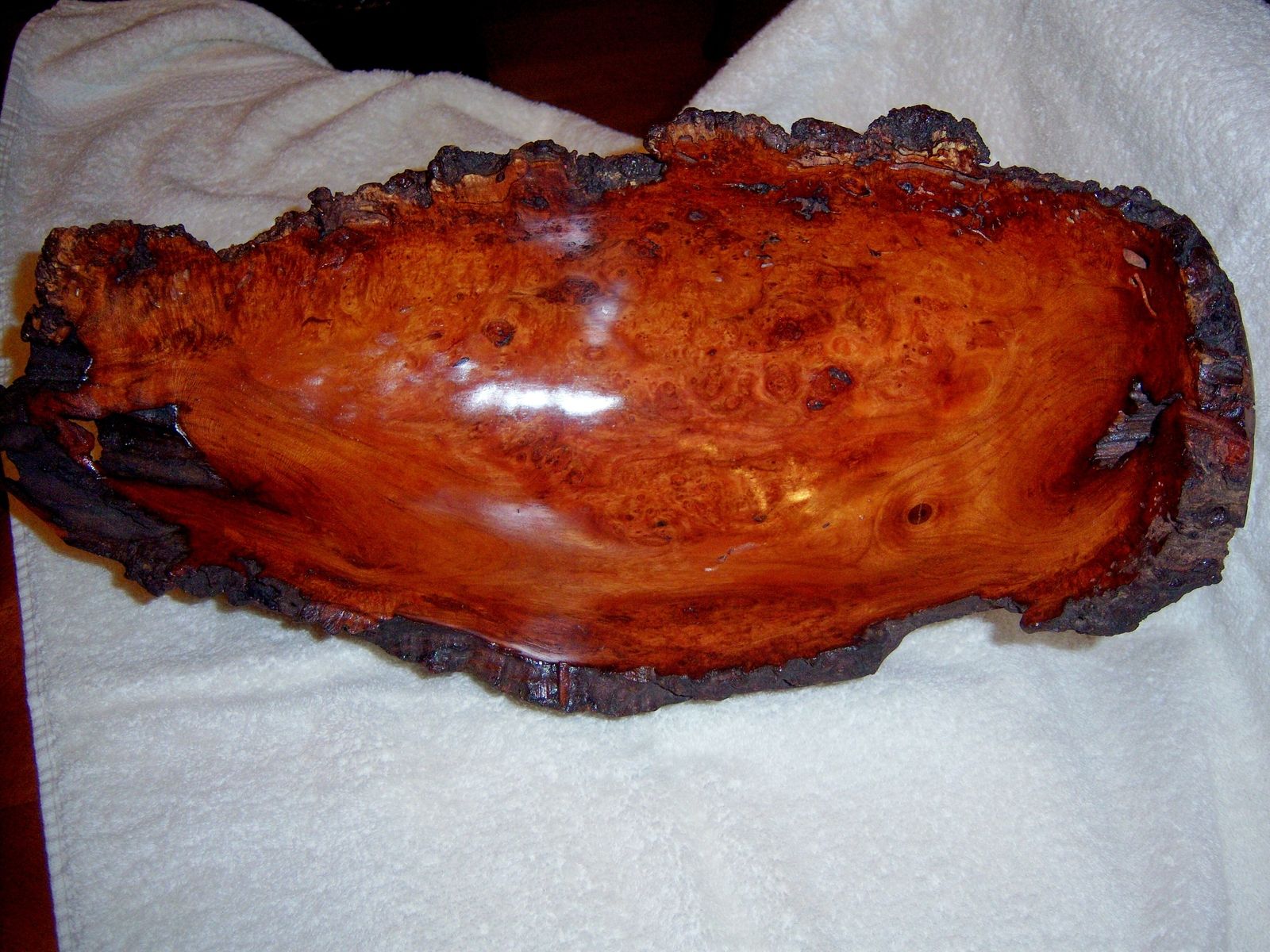 Handmade Cherry Burl Bowl by J&D Woodworking