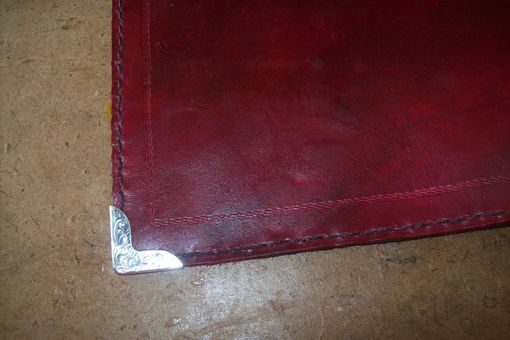Custom Made Leather Chief Charge Book