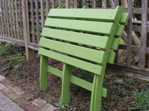 Custom Made Classic Style Folding Cedar Love Seat - Comfortable, Colorful & Storable - Choose From 10 Colors