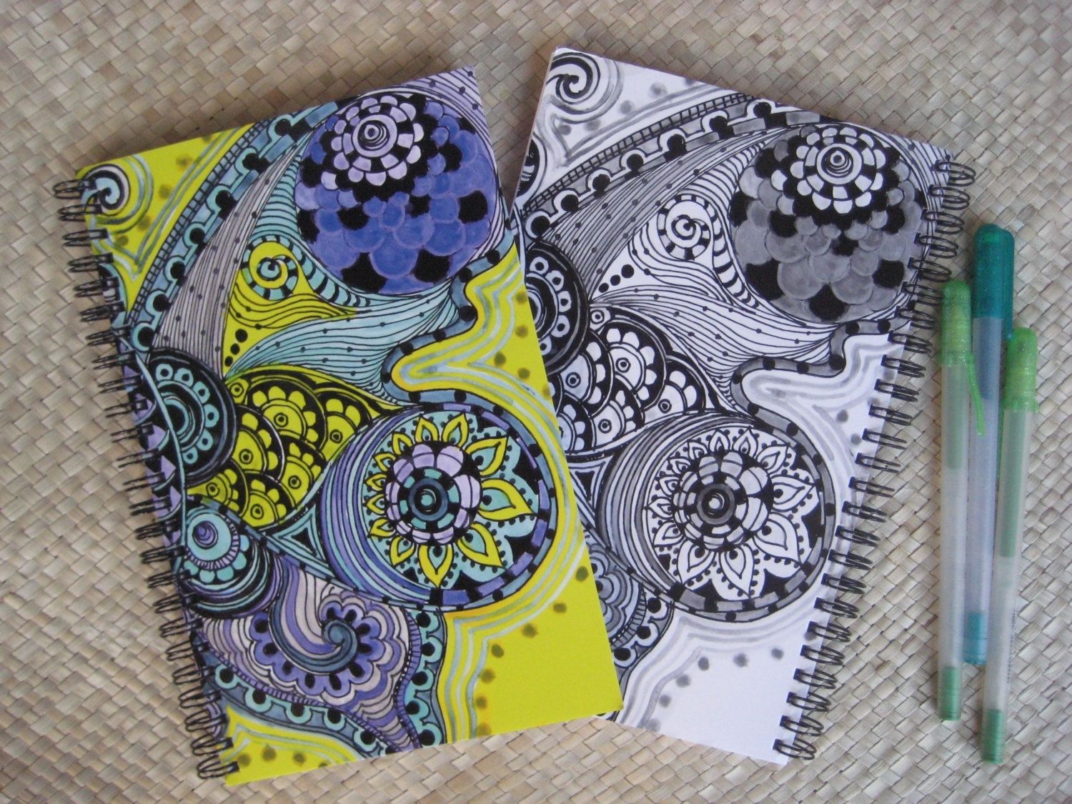 Custom Journal Spiral Notebook Diary With Original Butterfly Artwork ...
