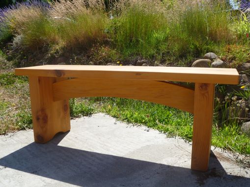 Custom Made Cedar Bench