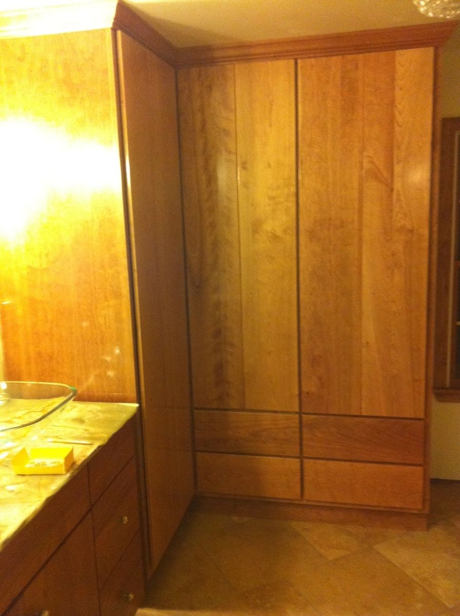 Hand Made Custom Bathroom Closet by Wood U Create