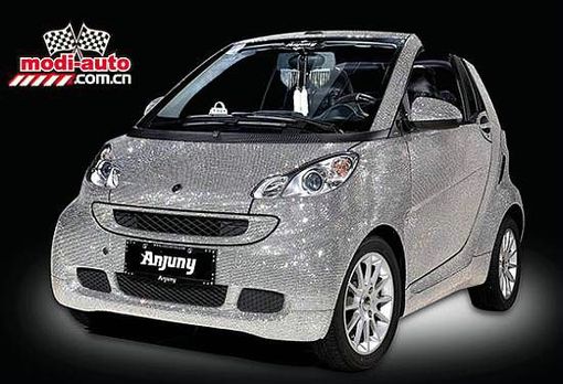 Custom Made Entire Car Covered In Genuine European Crystals - Crystallized Bedazzled Auto Bling