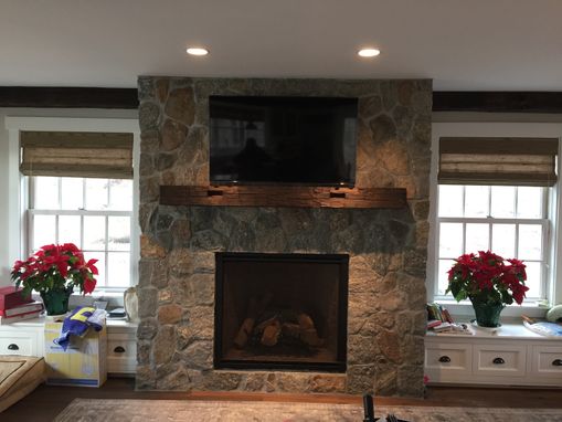 Custom Made Rustic Fireplace Mantel