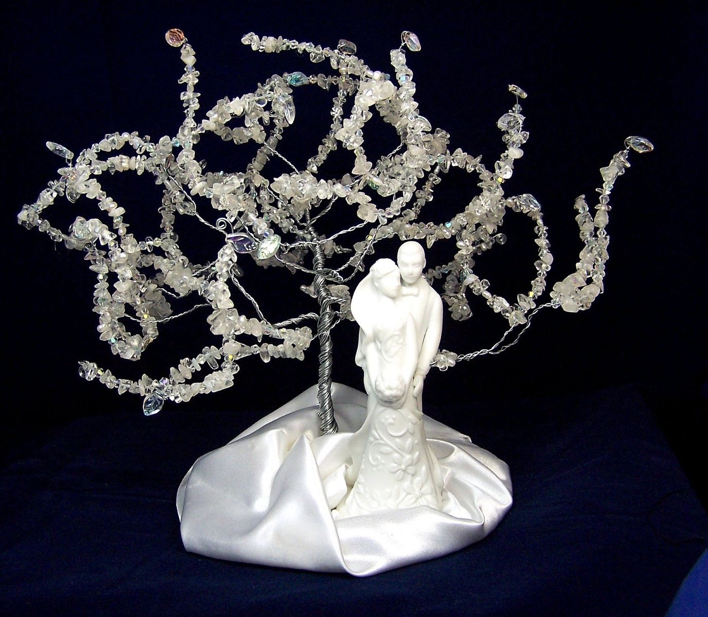 Custom Wedding Cake Topper Tree  Of Life Sculpture Modern 