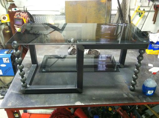 Custom Made Metal Coffee Table Industrial Modern