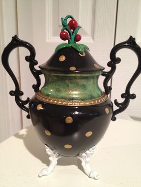 Custom Made Custom Hand Painted Silver Tea Set - Tea Pot - Listing Is Price To Paint Your Tea Set