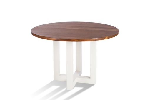 Custom Made Oslo Wood Round Top Dining Table