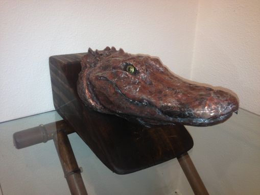 Custom Made Alligator Head