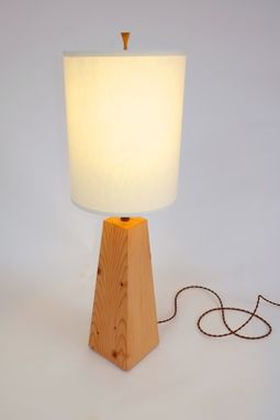 Custom Made Reclaimed Fir Timbers Table Lamp