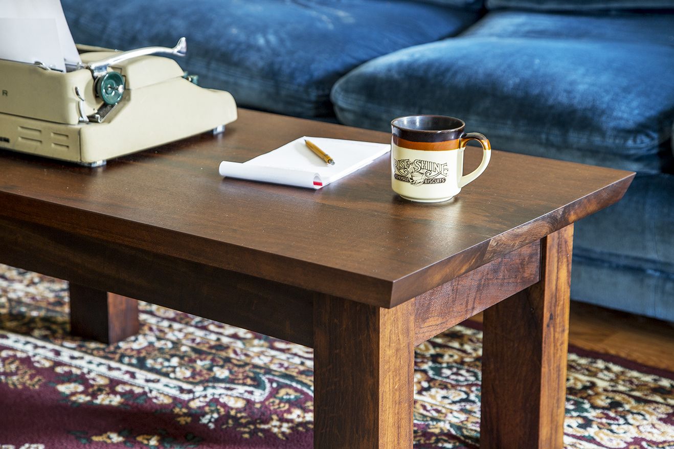 Buy Hand Crafted Brazilian Imbuia Coffee Table, made to order from The Gudde Company