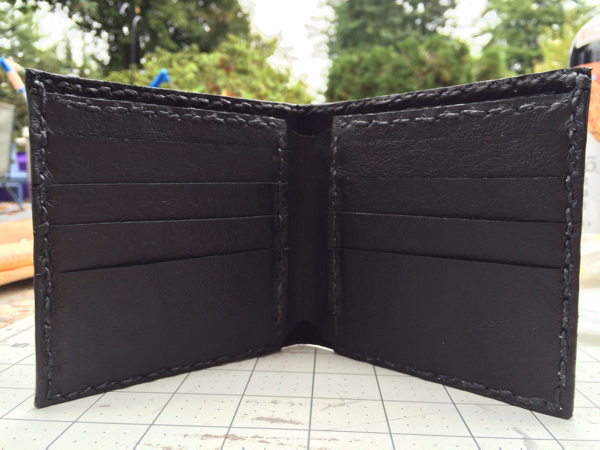Buy Custom Made Foul-Mouthed Wallets, made to order from Saxon Leather ...