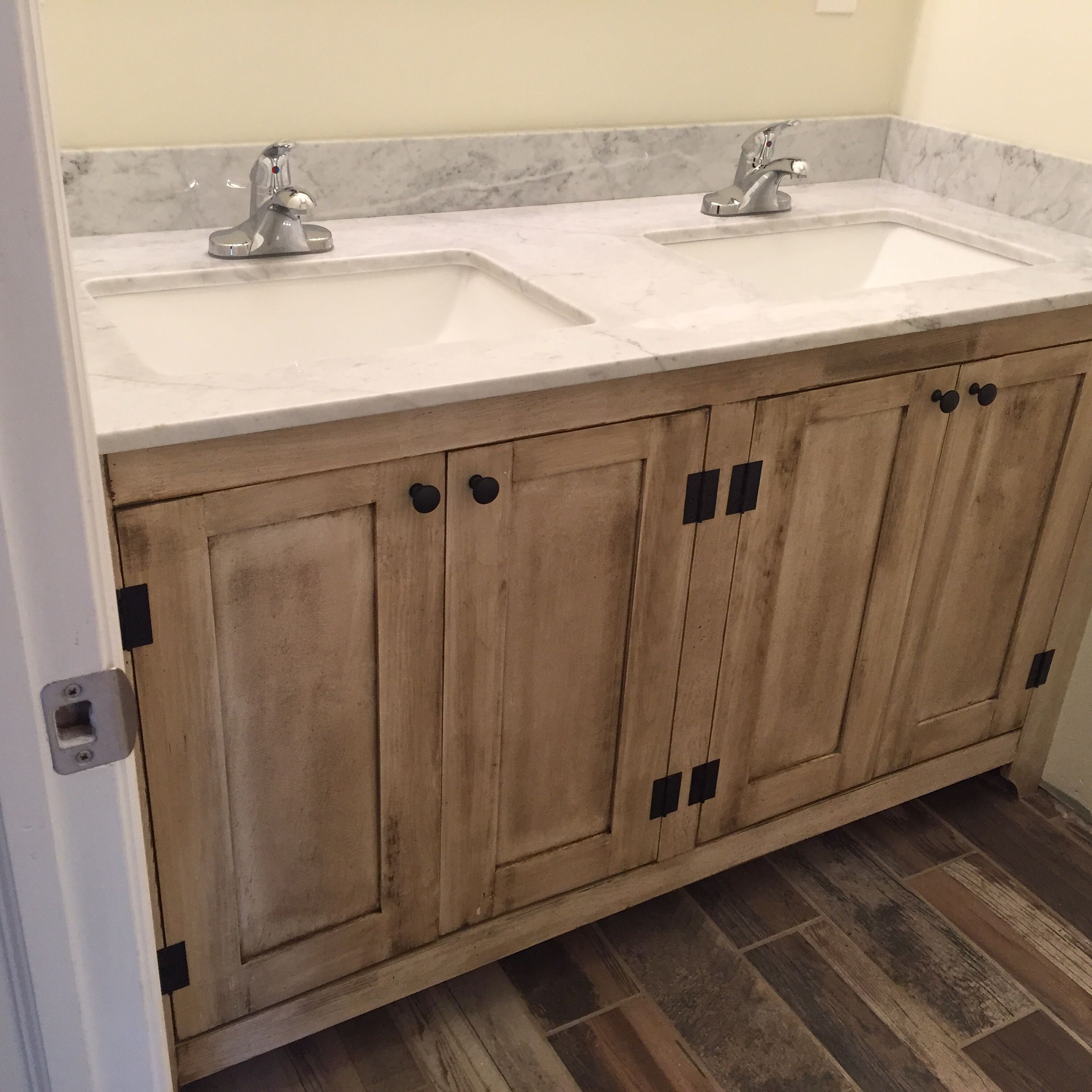 Hand Crafted Deep Double Vanity by M.Karl, LLC ...