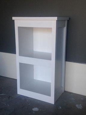 Custom Made Bookcases White