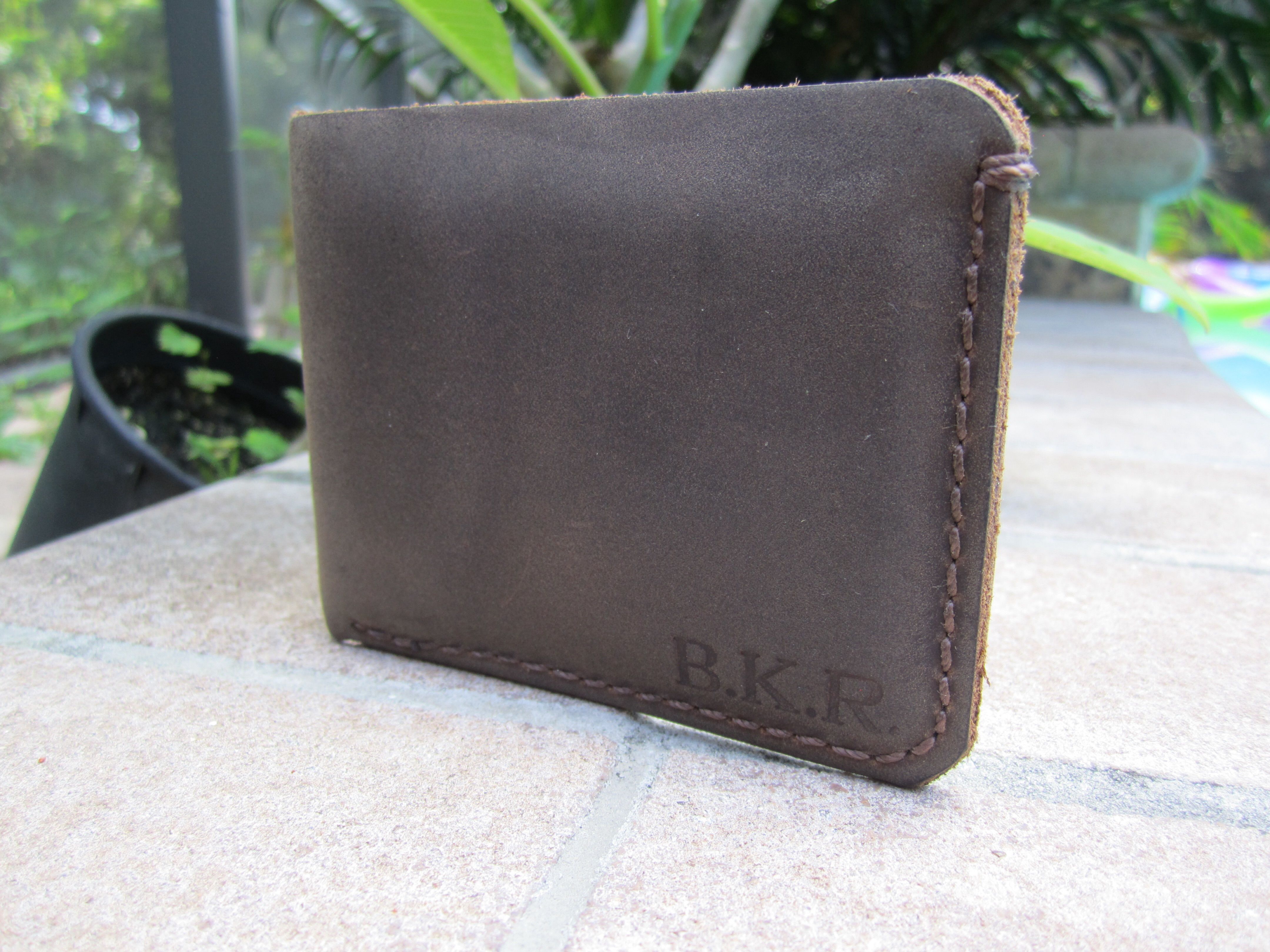 Leather Bifold Wallet Minimalist Leather Wallet Mens Slim 