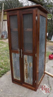 Custom Made Rustic Linen / Pantry Cabinet