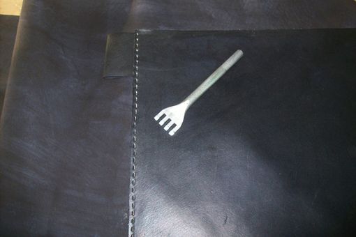 Custom Made Leather Portfolio With Custom Logo