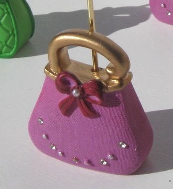 Custom Made Miniature Purse Placecard Holders, Aceo Holders, Sale