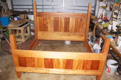 Custom Made African Mahogany Kingbed