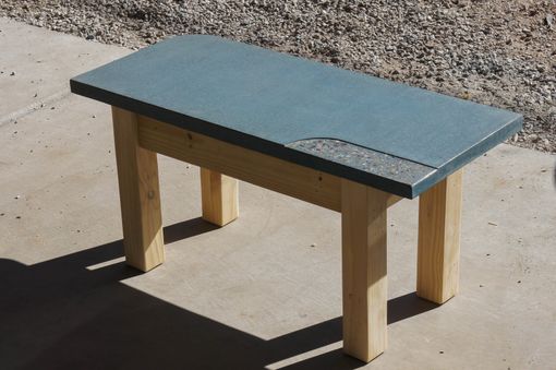 Custom Made Concrete Writing Desk