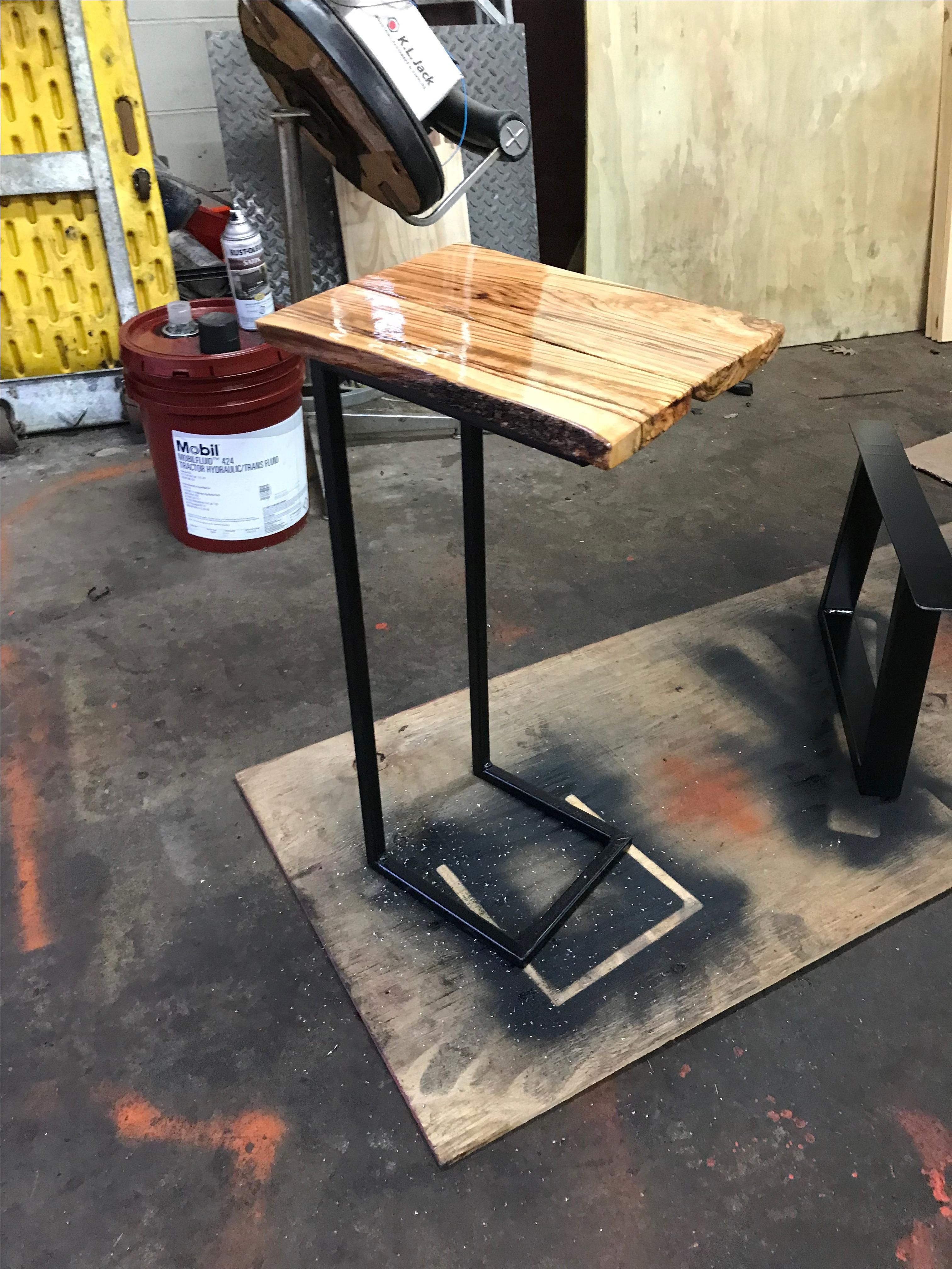 Buy Handmade Sofa Table (Over Arm), made to order from AML Welding LLC