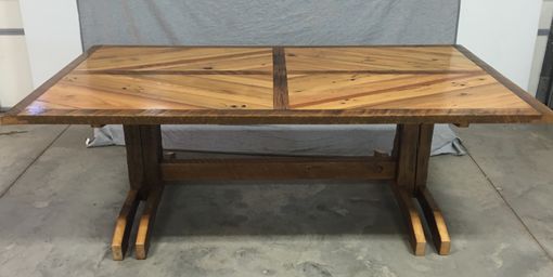 Custom Made Reclaimed Wood Harvest Dining Room Table