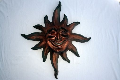 Custom Made Clay Sun With Face