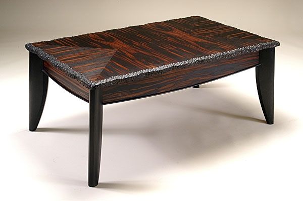 Custom Made Macassar Ebony Coffee Table By Neal Barrett Woodworking 