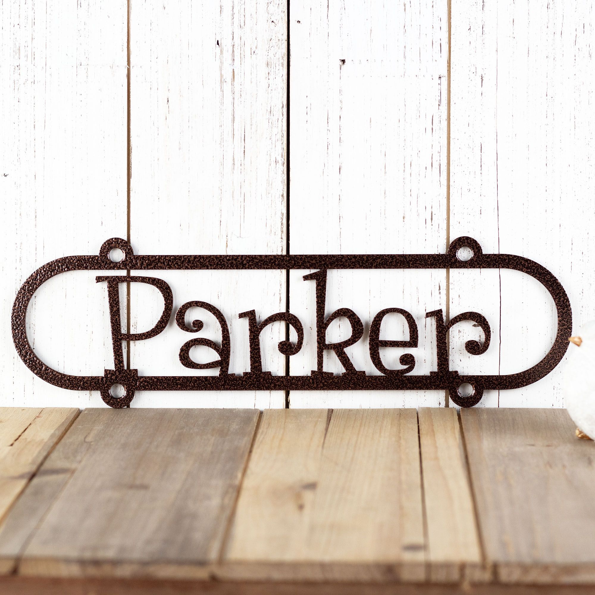 Buy Hand Made Custom Metal Name Sign, Personalized Name Plaque, Outdoor