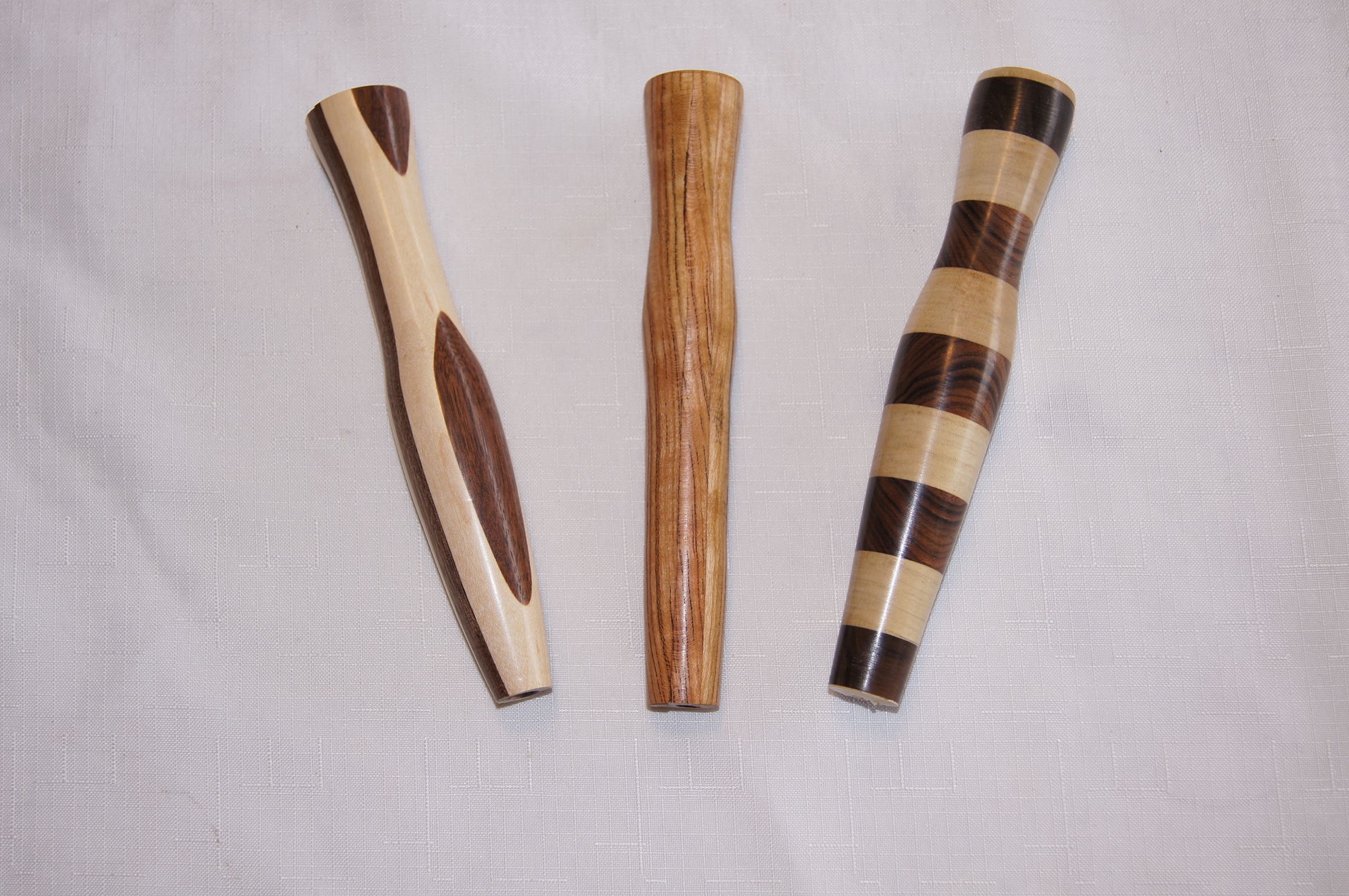 Hand Crafted Custom Wood Fishing Rod Handles by Red Dog Woodworks